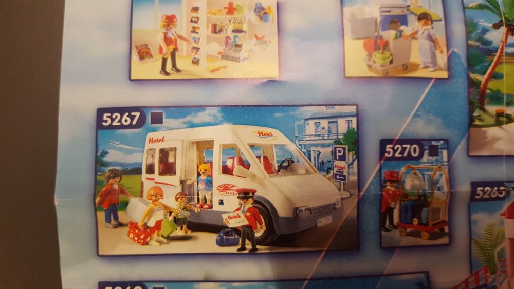 Zestaw Playmobil 5267 Bus Hotelowy wakacje samochód + akcesoria