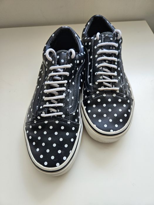 Trampki skóra naturalna Vans model "Off the wall", rozm 39