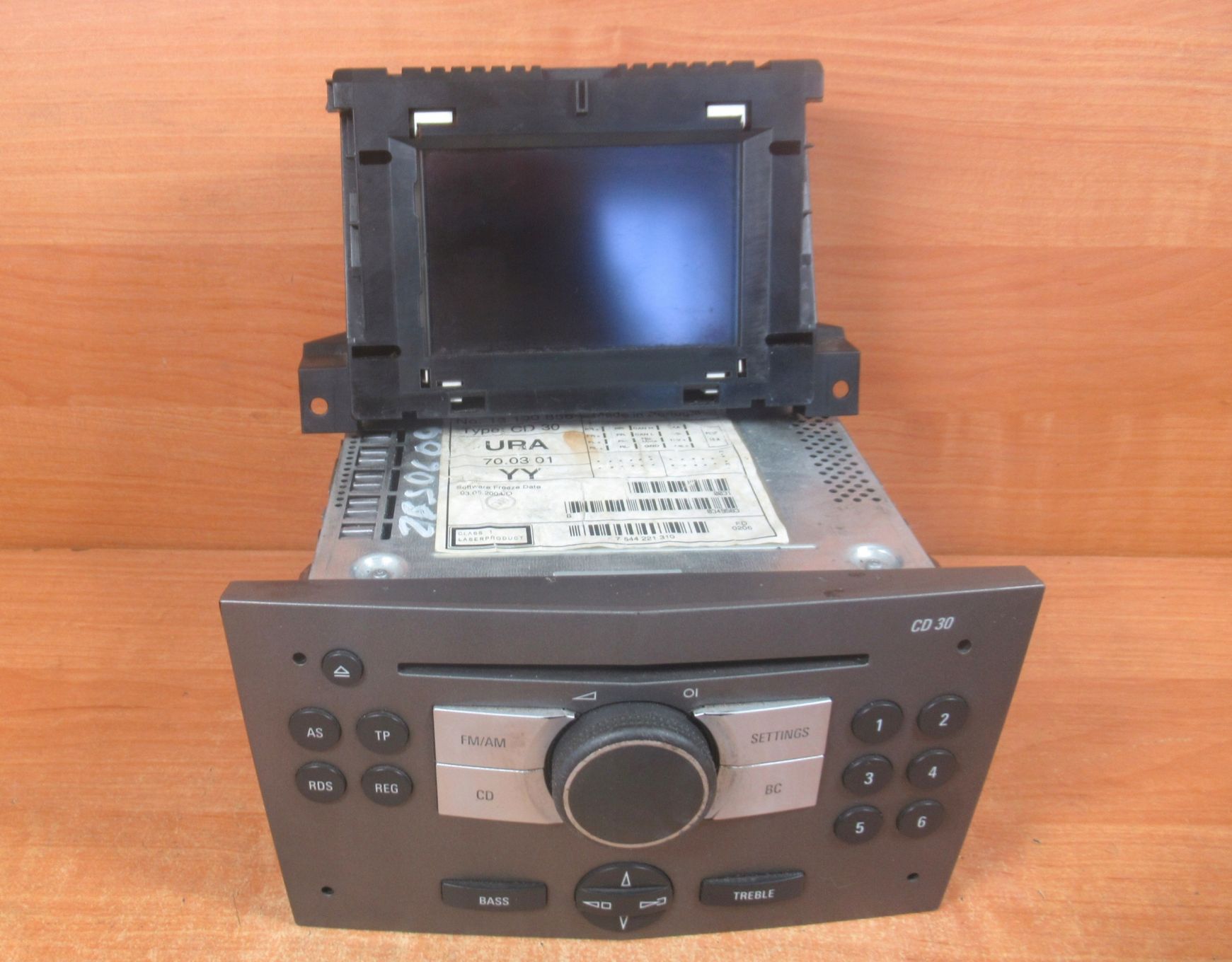 OPEL ASTRA H ZAFIRA B RADIO CAR AUDIO CAR RADIO CD30 CD 30 13190856  453116246