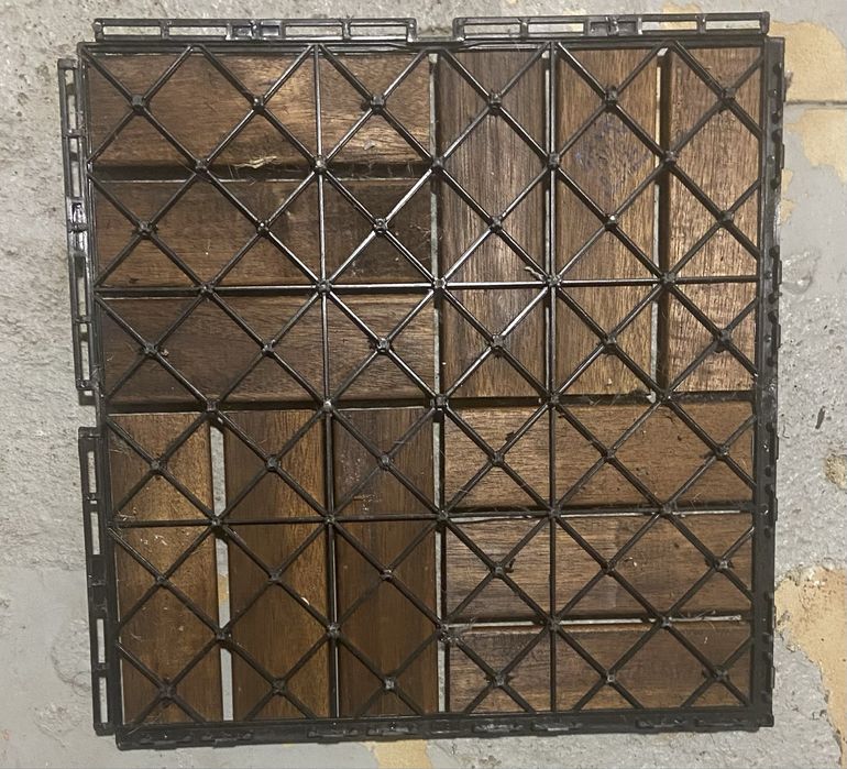 27 Peças Plastico e madeira de encaixe