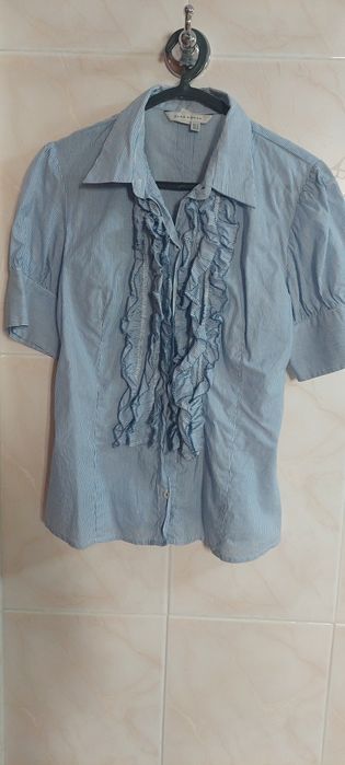 Camisa com folhos - Zara