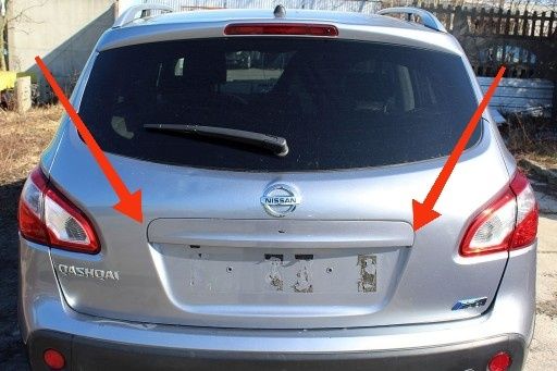 Nissan Qashqai j10 Ремкомплект ручки багажника двери  крышки клипсы