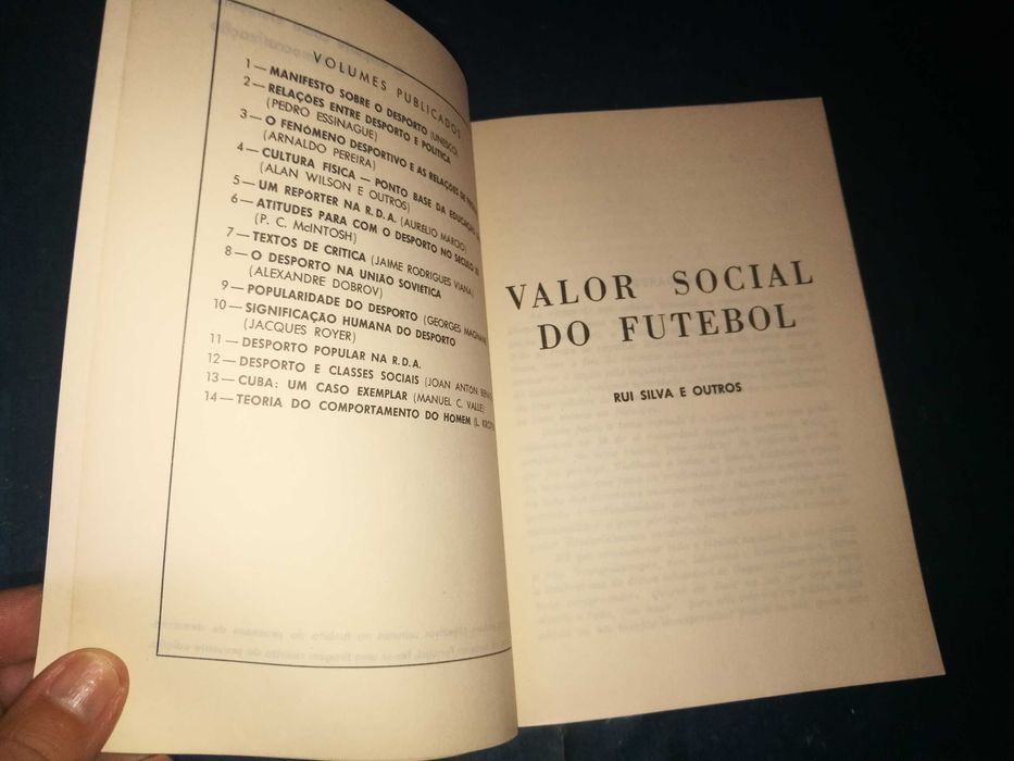 Valor Social do Futebol - Rui Silva e Outros - Cultura E Desporto nº15