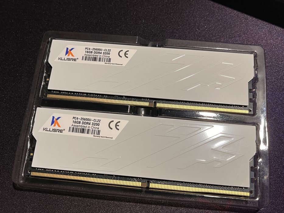 Нова оперативна пам'ять Kllisre DDR4 32Gb (2x16Gb 3200MHZ) White