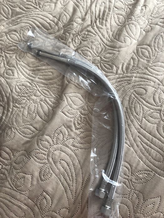 Сантехника подводки воды эксцентрики шланг для воды к смесителю в нерж