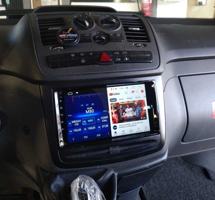 Radio 2 DIN 9" Android Mercedes Viano/Vito/Sprinter/Crafter/Classe A,B