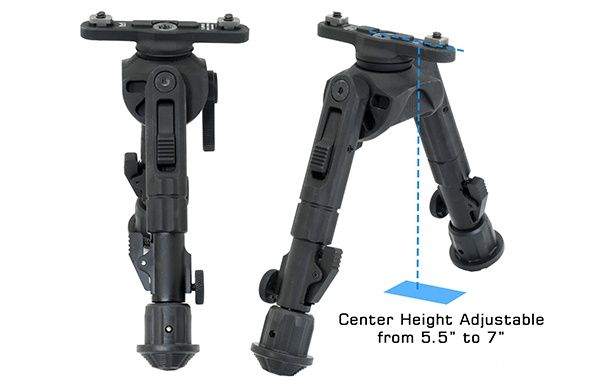 Сошки Leapers UTG Recon 360 ° с качалкой,для оружия, для зброї AR15/АК