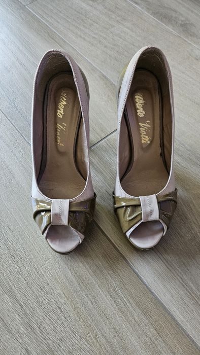 Buty peep toe 37