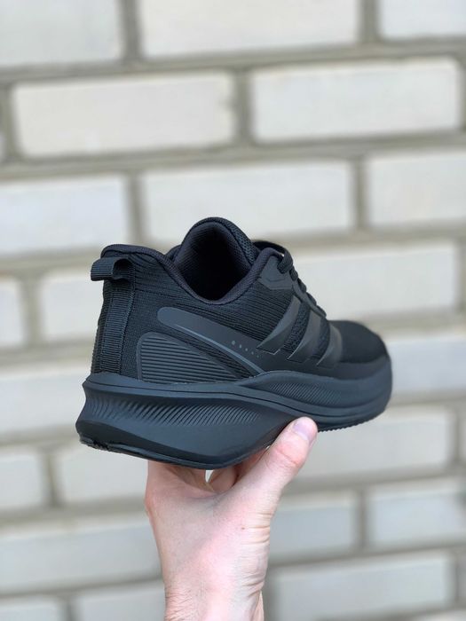 Чоловічі літні кросівки Adidas Runfalcon 3.0 - Адідас Ранфалкон легкі, дихаючі, чорні