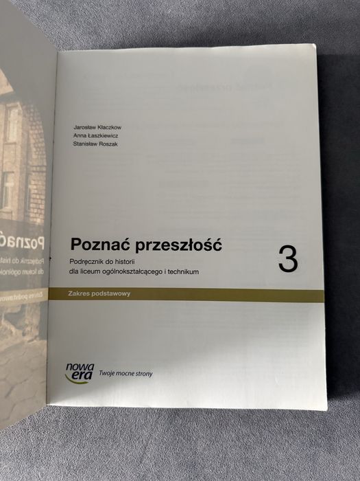 Podrecznik Poznac przeszlosc klasa 3