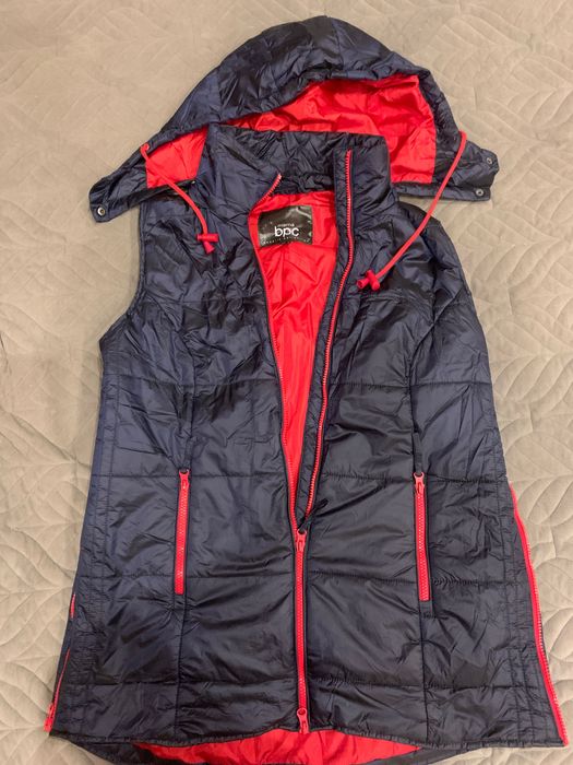 Жилет для вагітних р.38синій з червоним новий