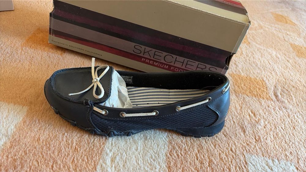 Макасини 38, шкіра, skechers