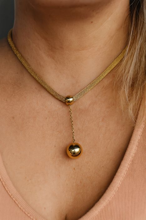 Naszyjnik Art Déco – Stal Nierdzewna 316L Premium