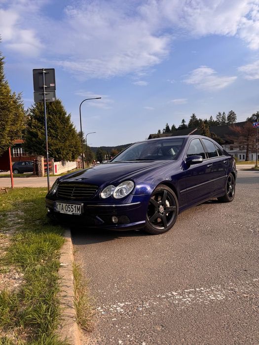 Mercedes-Benz Klasa C Mercedes C55 Amg Europa Designo Ładny stan komplet dokumentów i kluczy