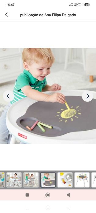 Vendo mesa de atividades para bebé