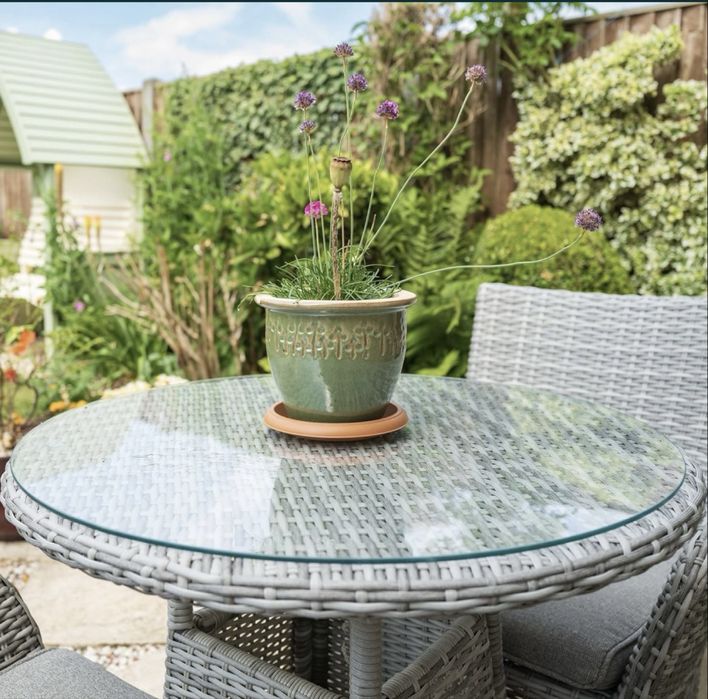 Szklany blat 90 cm , 8 mm grubości