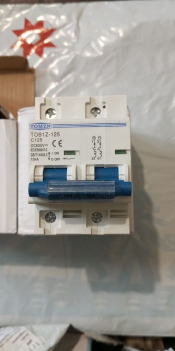 Продам автоматTOMZN  C125,  DC600V для постоянного тока