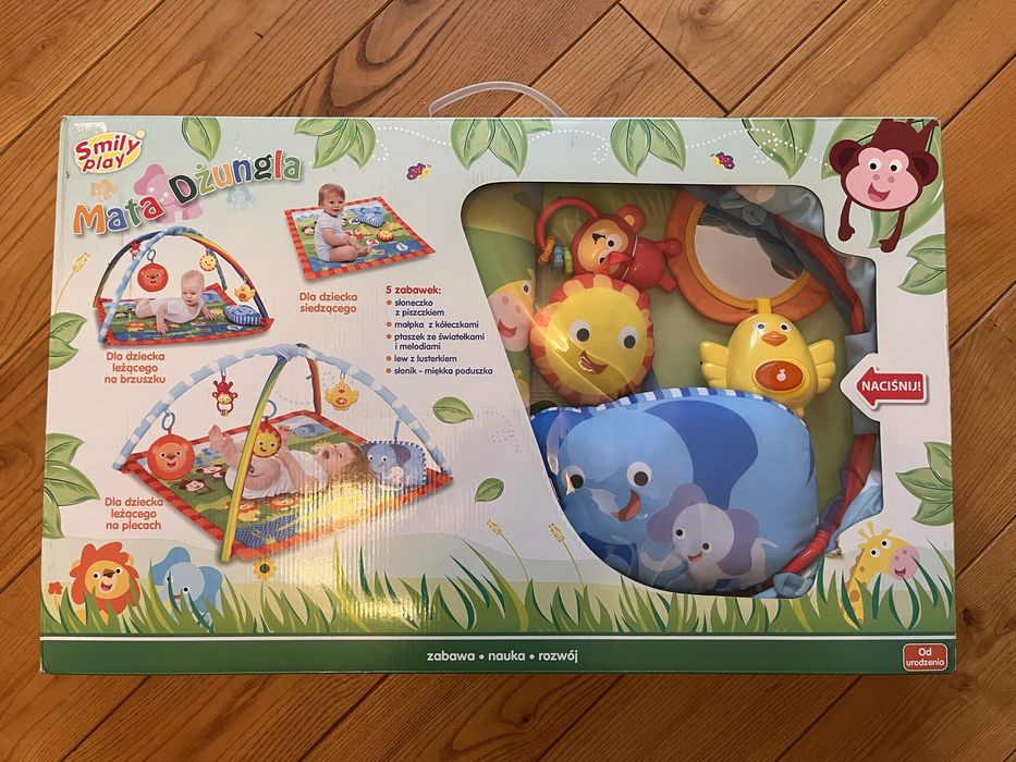 Mata edukacyjna dżungla Smily Play NOWA