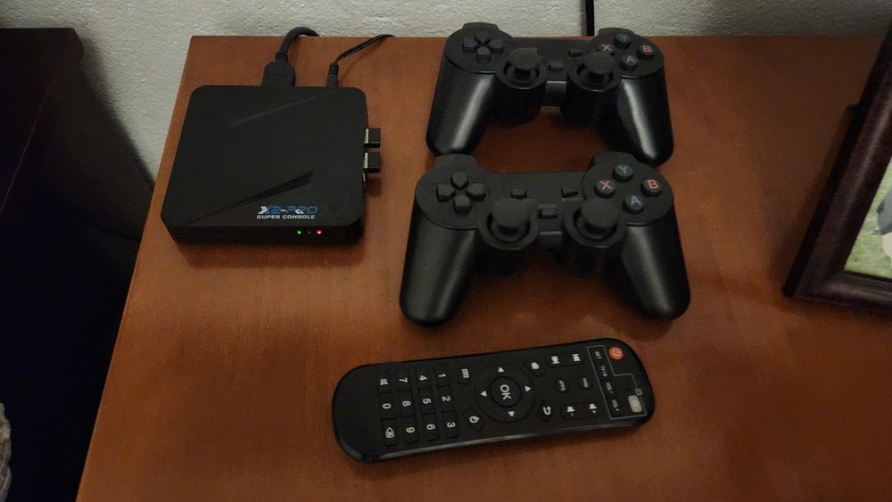 Box TV + box jogos retro