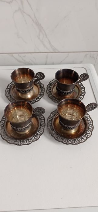 чашечки мельхіорові кофейні