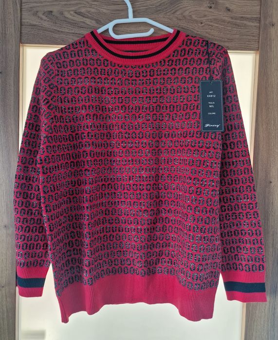 Finery Sweter Czerwony