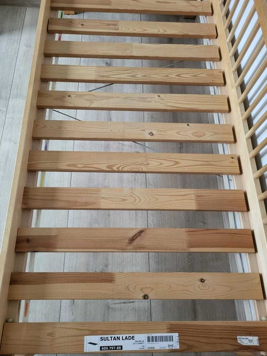 Łóżko dziecięce, drewniane, Ikea Sultan Lade 160x70