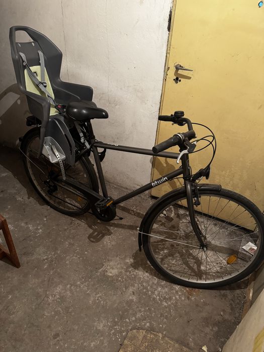 Rower z fotelikiem a raczej fotelik plus rower gratis