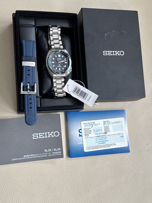 Seiko SLA049J1 80th Anniversary Naomi Uemura Limited Edition  full set