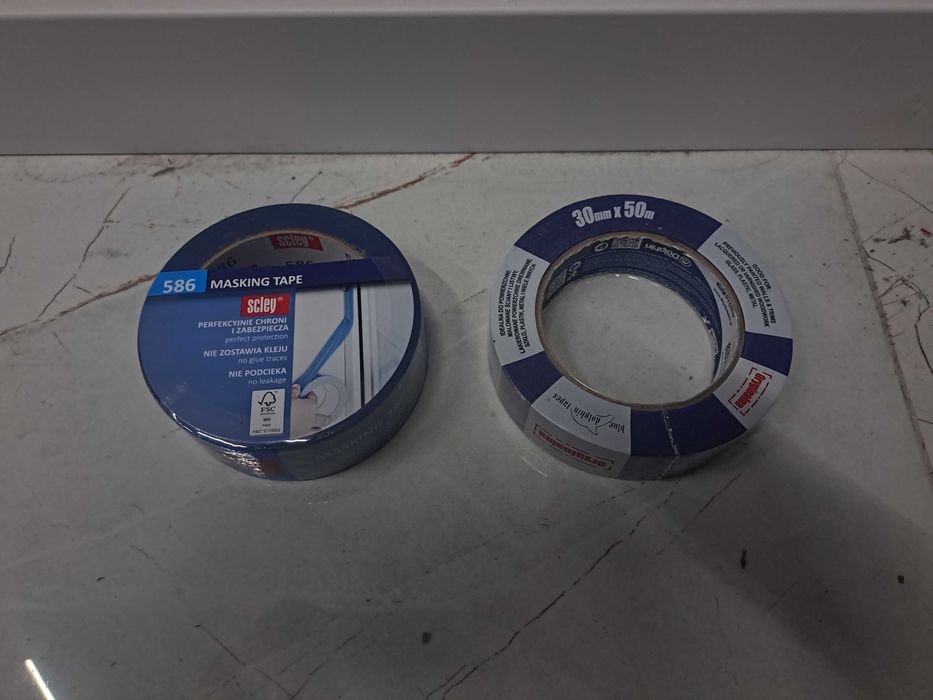 Taśmy malarskie niebieskie bardzo dobrej jakości