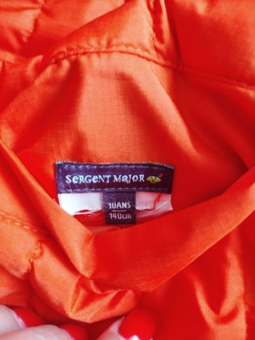 Colete Acolchoado Reversível - Sergent Major (10 Anos) Azul e Laranja