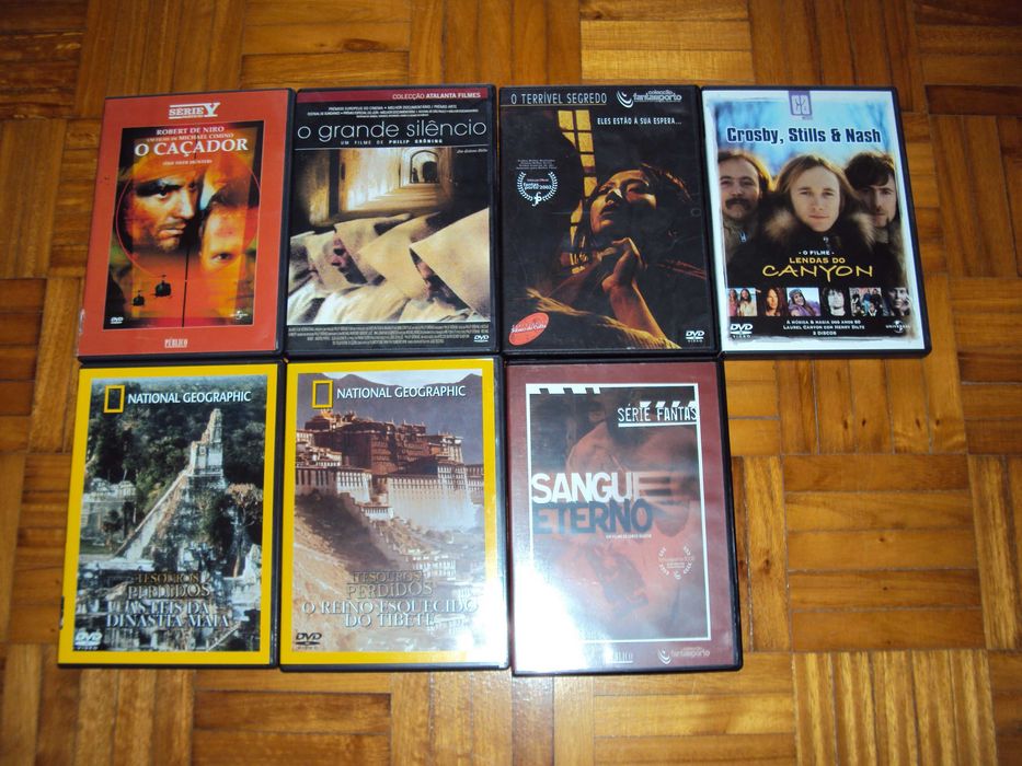 Vendo DVDs filmes, séries e documentários ( a partir de 3 euros)