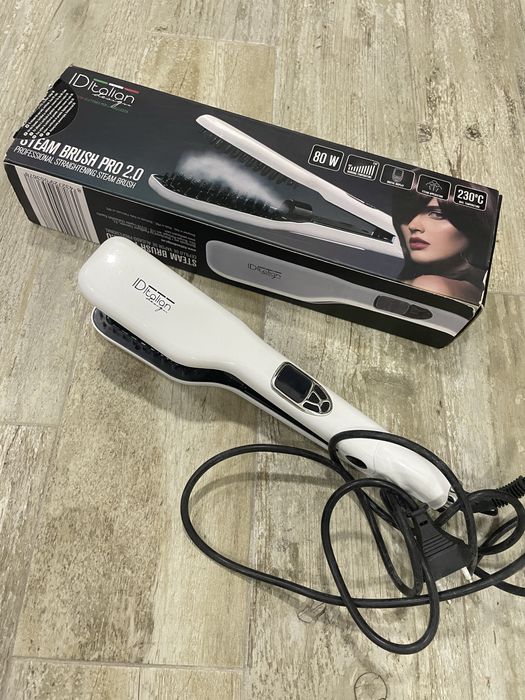Italian Design Steam Brush Pro 2.0 & Thermicare Alisador de cabelo