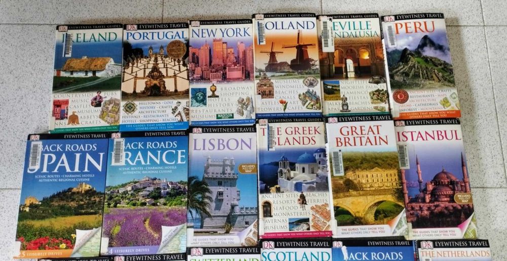 23 Livros & Guias de Viagem/Mapas (DK Eyewitness Travel)