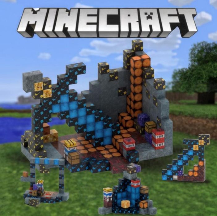 Магнітний конструктор дитячий Гігантський магнітний меч 320 деталей