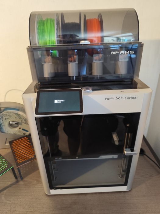 Drukarka 3D Bambu Lab x1 Carbon 85h +suszarka+filamenty gwarancja