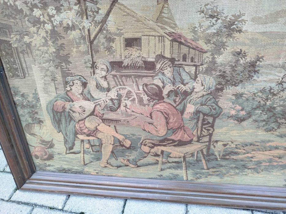 Piękny bardzo duży gobelin , wymiary 185x80 cm