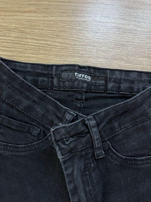 Calças de ganga preta da Tiffosi