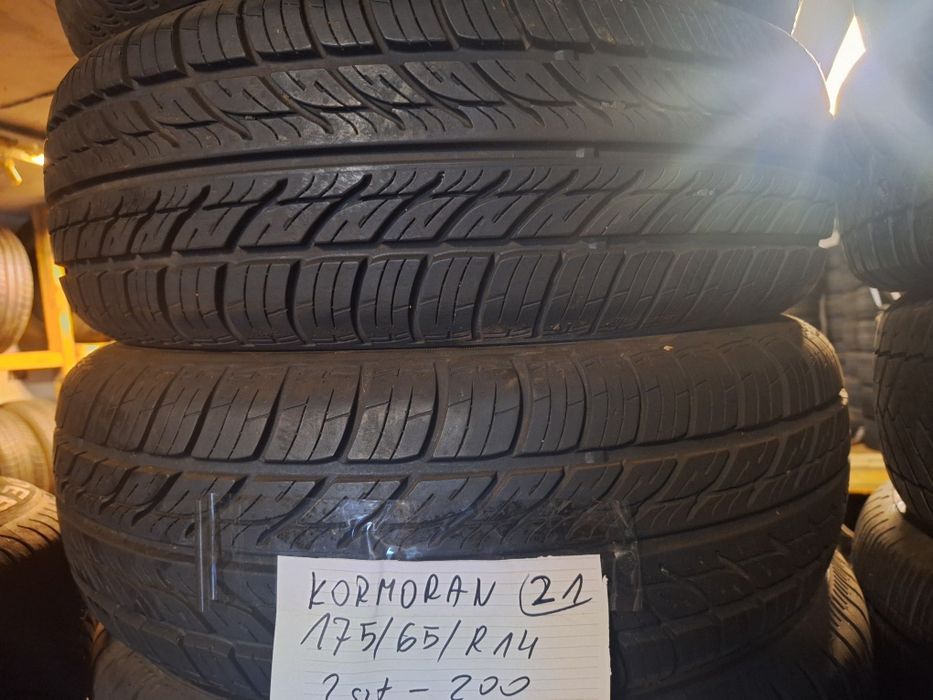 KORMORAN 175/65r14  2szt opony lato letnie 5.8mm 2021r