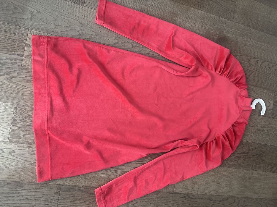 Sukienka Mosquito z weluru czerwona rozmiar M