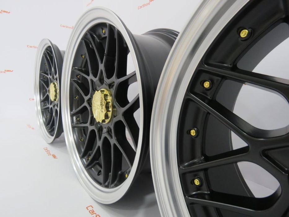 Jantes Haxer HX025 18 '' 8 et 30 + 9 et 35 5x120 Pretas + Polidas