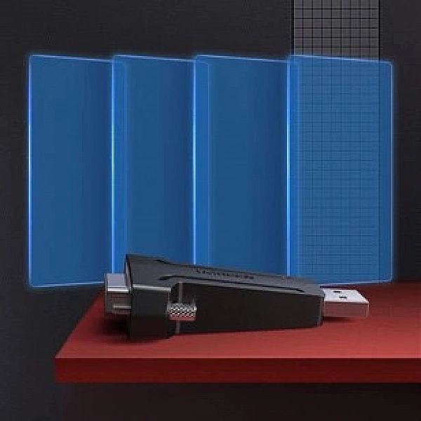 Ugreen adapter konwerter przejściówka Db9 Rs-232 - Usb czarny (80111 C