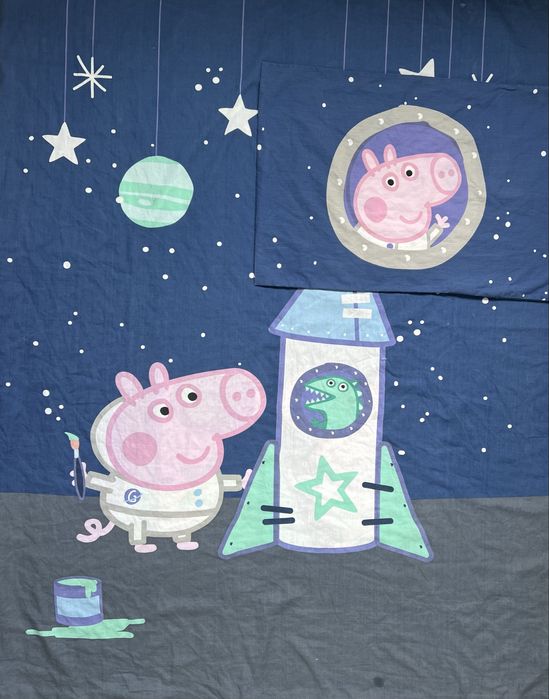 постель комплект для девочки Единорог Винни Пух Пеппа Disney