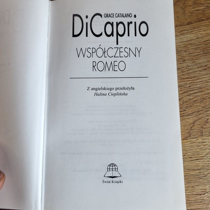 Książka Di Caprio Współczesny Romeo ³⁴
