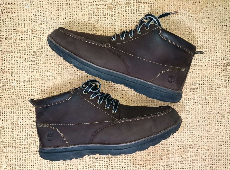 Ботинки Timberland USA кожаные стильные как кроссовки 43-44 размер