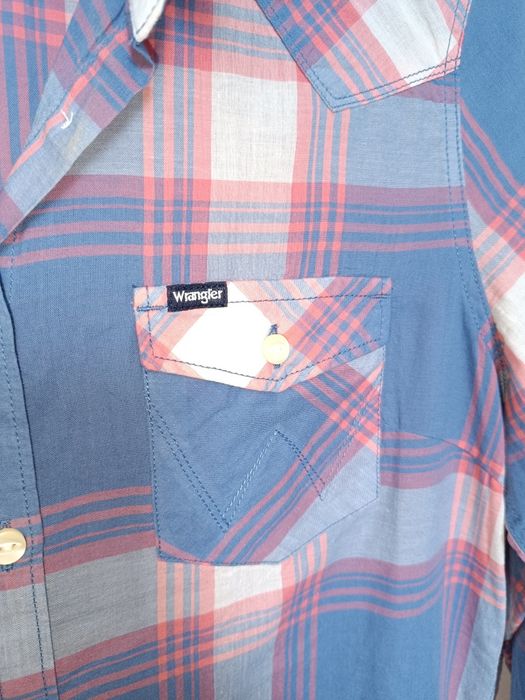 Koszula krata kratka długi rękaw Wrangler XS