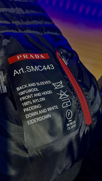 Kurtka Prada wiatrówka szwedka męska rozmiar S / M
