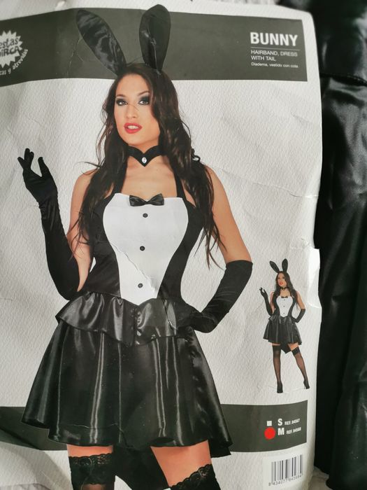 Strój, przebranie, króliczek playboya M, halloween, karnawał