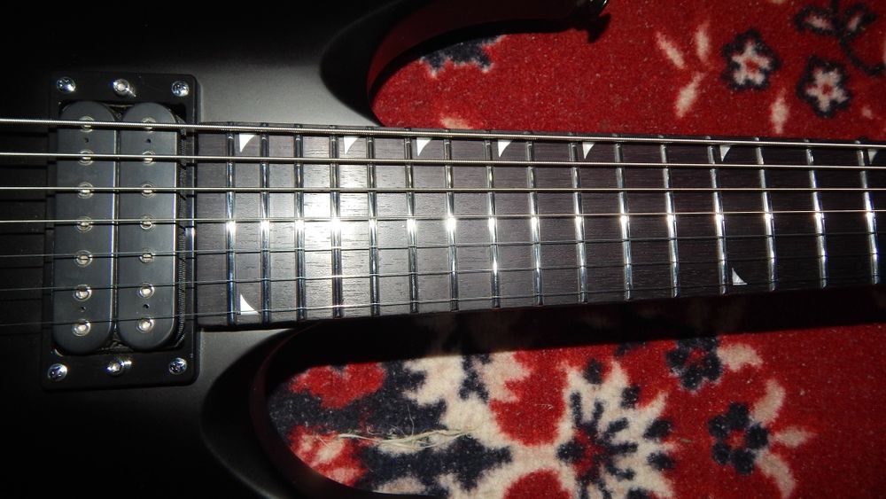 Заряджений семи струнний Jackson js22 7 dimarzio , Сталеві ладиl