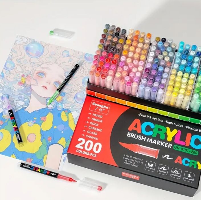 Акрилові маркери Гуангна 200 шт