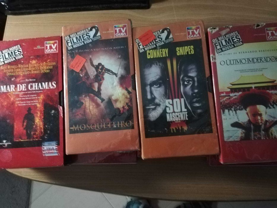 vhs e dvds sem uso na embalagem